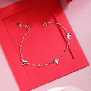Elegant Silver Butterfly Bracelet – Grace in Every Flutter